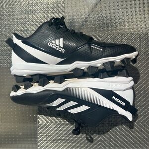 Adidas Icon Black and White Cleats